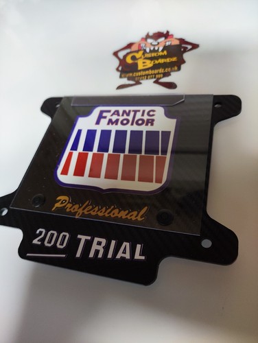 Trials front number board - number,