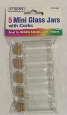 Mini Glass Jars with corks