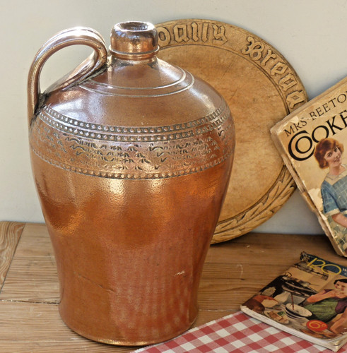 Stoneware flagon salt glaze - stoneware,