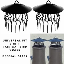 2 x Chimney Bird Cage Guard