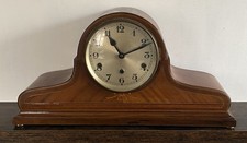 Antique Napoleon Hat Mantel Clock With Westminster Chime. 28x54x17cm HLW