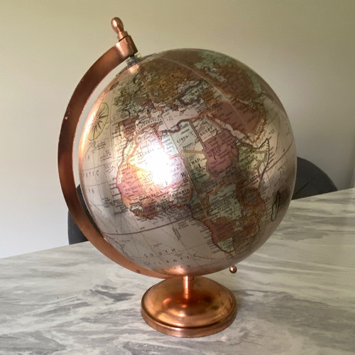 Rotating tabletop world - rotating, globe