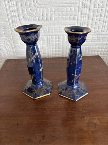 Pair carlton ware rockery - pair,