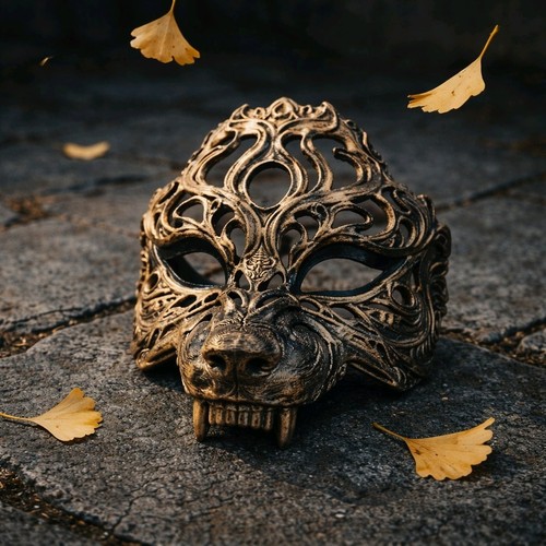 Wolf wearable mask gothic