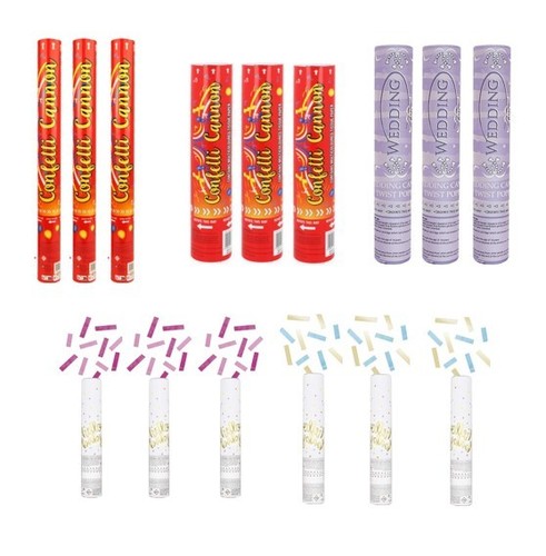 Confetti cannons pack - pack, 3