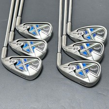 Callaway X22 Iron Set Flex UNI 6 Pieces Used Right Handed F/S #63