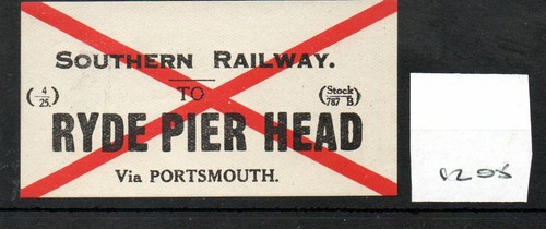 Southern railway luggage - sr,