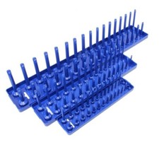 US PRO SOCKET RAIL 3PC METRIC