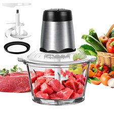 2L Electric Meat Grinder Mincer Mixer Home Blender Mini Food Chopper Processor