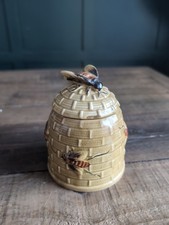 Vintage Beehive Honey Pot