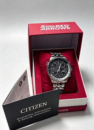 Citizen eco drive red - red, arrows