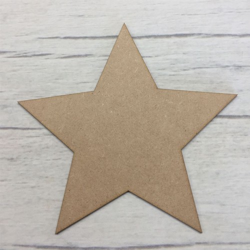 Star mdf wood - star,
