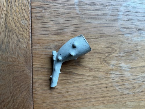 Collectable clay tobacco pipe - clay,