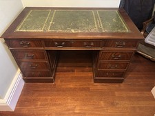antique desk with nine
