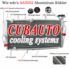 Aluminium Racing Radiator For Honda CBR900RR CBR954RR SC50 Fireblade 2002-03