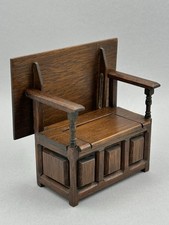 1:12 Artisan John Nesling Monks Bench / Table For Dolls House