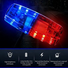 Red/Blue LED Strobe Warning