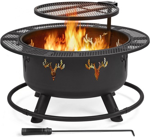 Outdoor large fire pit for - large,