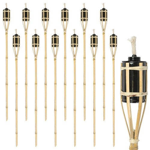 Bamboo garden torches - bamboo,