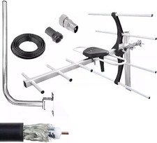 4G DIGITAL TV AERIAL KIT FREEVIEW AND HD FOR INDOOR OUTDOOR OR LOFT INSTALLATION