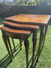 Mahogany Nest of 3 Tables