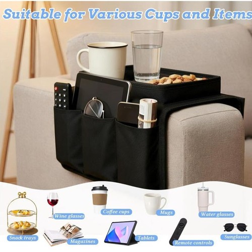 Sofa chair arm - rest, organiser