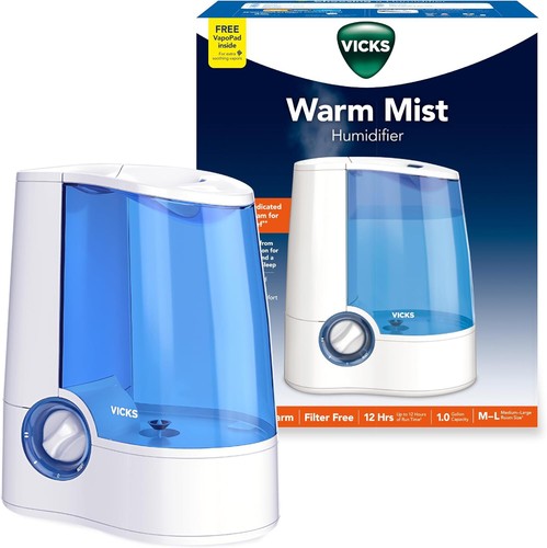 Vicks warm mist humidifier - vicks,