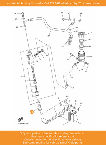 Yamaha joint 4xv - yamaha, oem