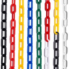 Plastic Chain For Chain Barrier - 5m/25m Length - 6mm/8mm Thickness