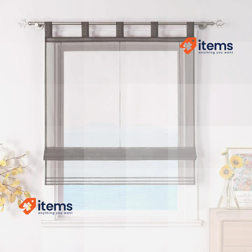 Eslir with loops curtains - with,