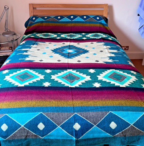 Alpaca wool blanket indigenous