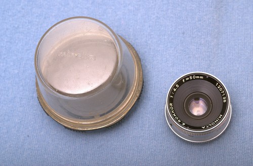 Minolta rokkor 50mm 5 - 50mm, f4.5