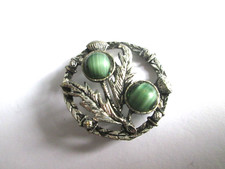 Vintage Brooch Scottish Blue