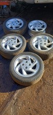 5 RS Turbo MK4 Escort Alloy Wheels - 4 With New Tyres