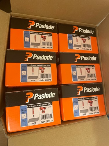 Boxes paslode 63mm angled - x6,