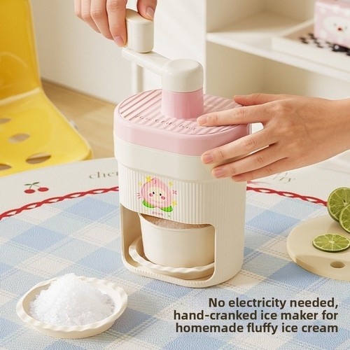 Portable crank ice crusher - portable,