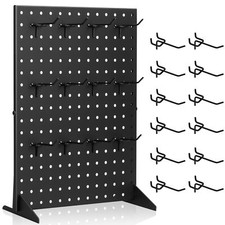 Pegboard Display Stand With 12