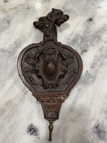 Antique hand carved fireplace - antique,