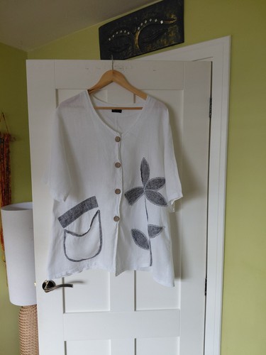 Luca vanucci white linen shirt - luca,