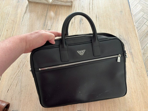 Giorgio armani black - armani, leather
