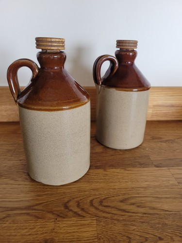 Vintage flagon jug stoneware - vintage,