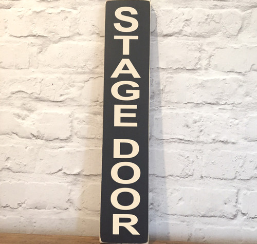 Stage door sign - door, vintage