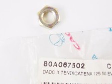 NOS OEM CAGIVA 1990's MITO 2/EV PLANET 125 RR WHEEL CHAIN ADJUSTER NUT 80A067502