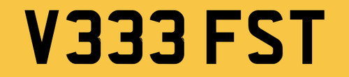 Cherished number plate - cherished,