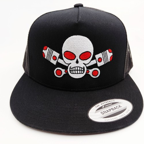 Outlaws skull and pistons - and,