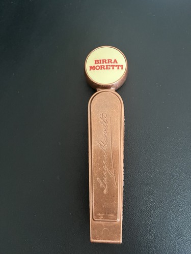 New birra moretti beer tap - new,