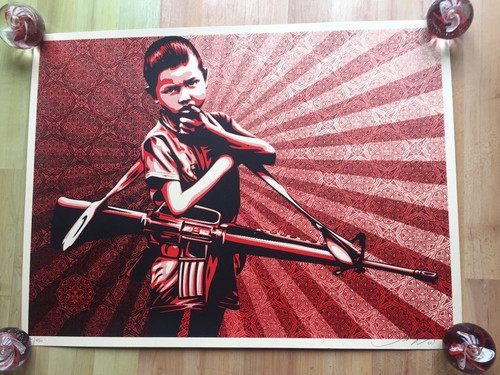 Shepard fairey signed limited - fairey,