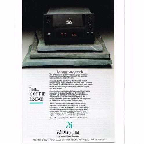 1991 wadia digital - 1991, cd