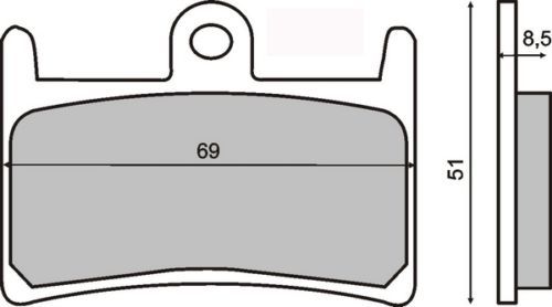 Front brake pads yamaha - brake,