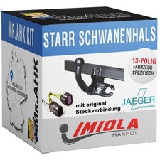 Trailer coupling rigid for Honda CR-V V 18-23 with electrical kit 13 pole specific